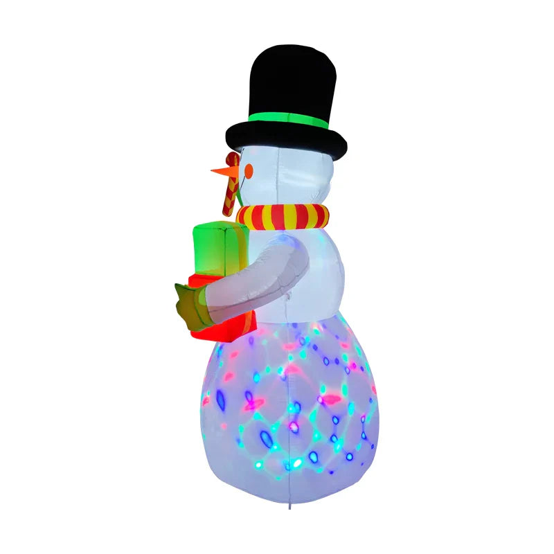 NNEOBA Christmas Inflatable Snowman with LED Lights