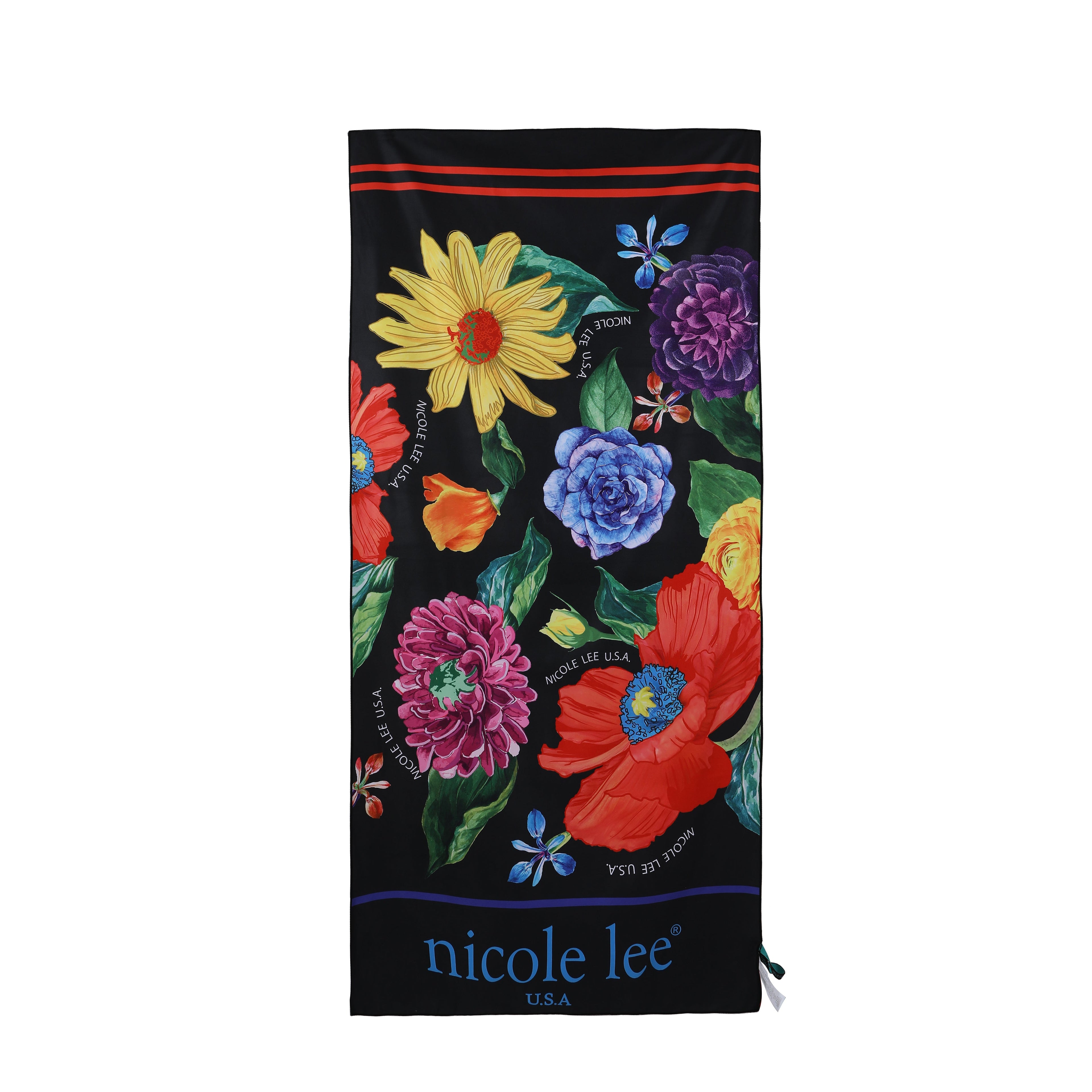 TOALLA PARA PLAYA CON ESTAMPADO-0