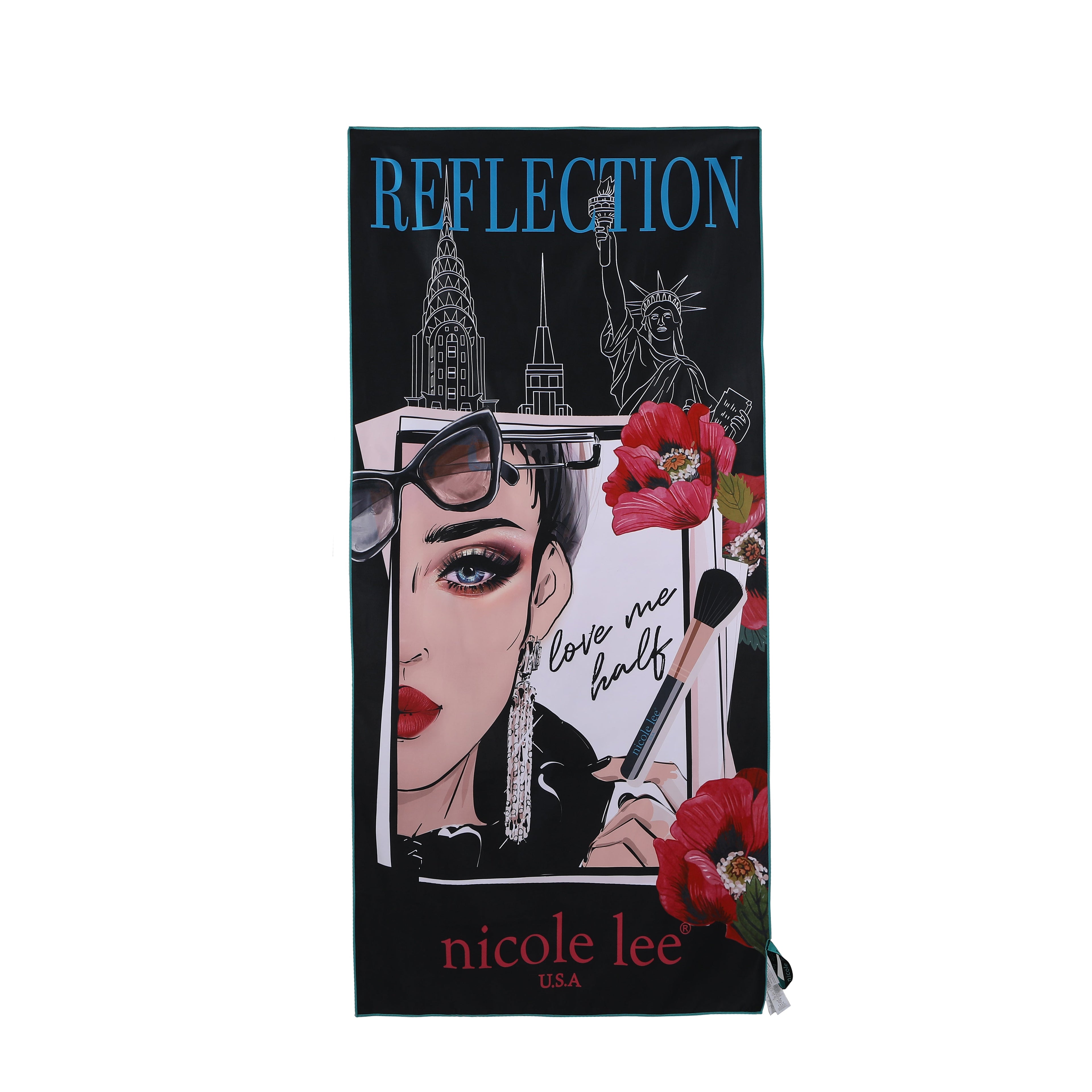 TOALLA PARA PLAYA CON ESTAMPADO-5